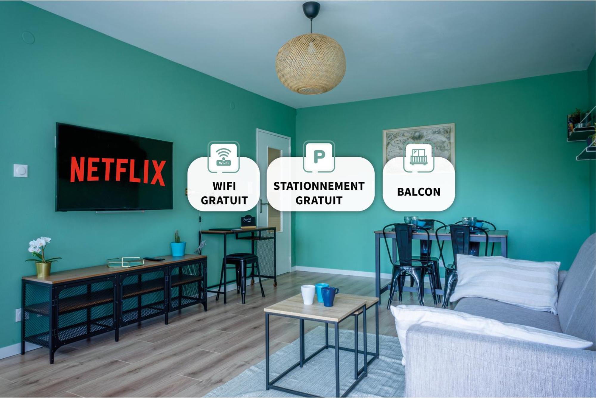 Ferienwohnung Le Colibri - Stationnement Gratuit - Balcon - Jusqu'A 4 Personnes Metz Exterior foto